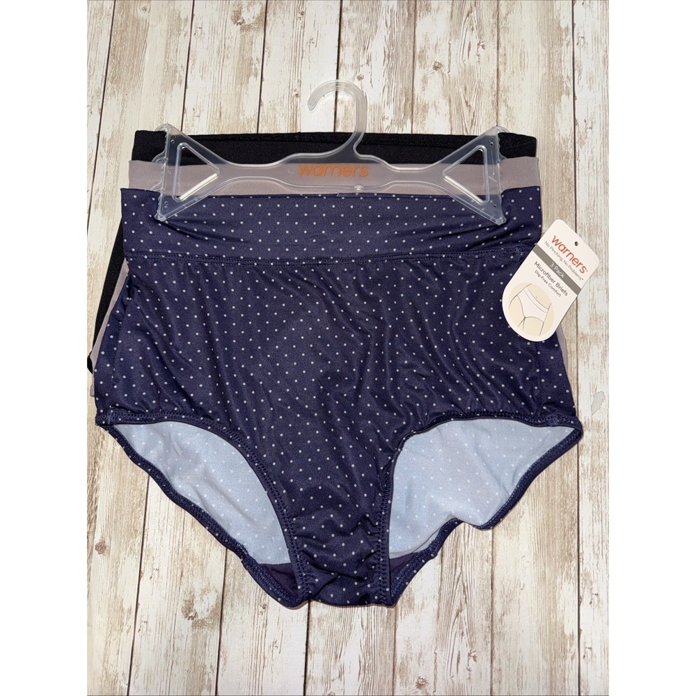 Warner's Womens Sz 5Small NoPinching No Problems Dig-Free Comfort Waist 3 Packs